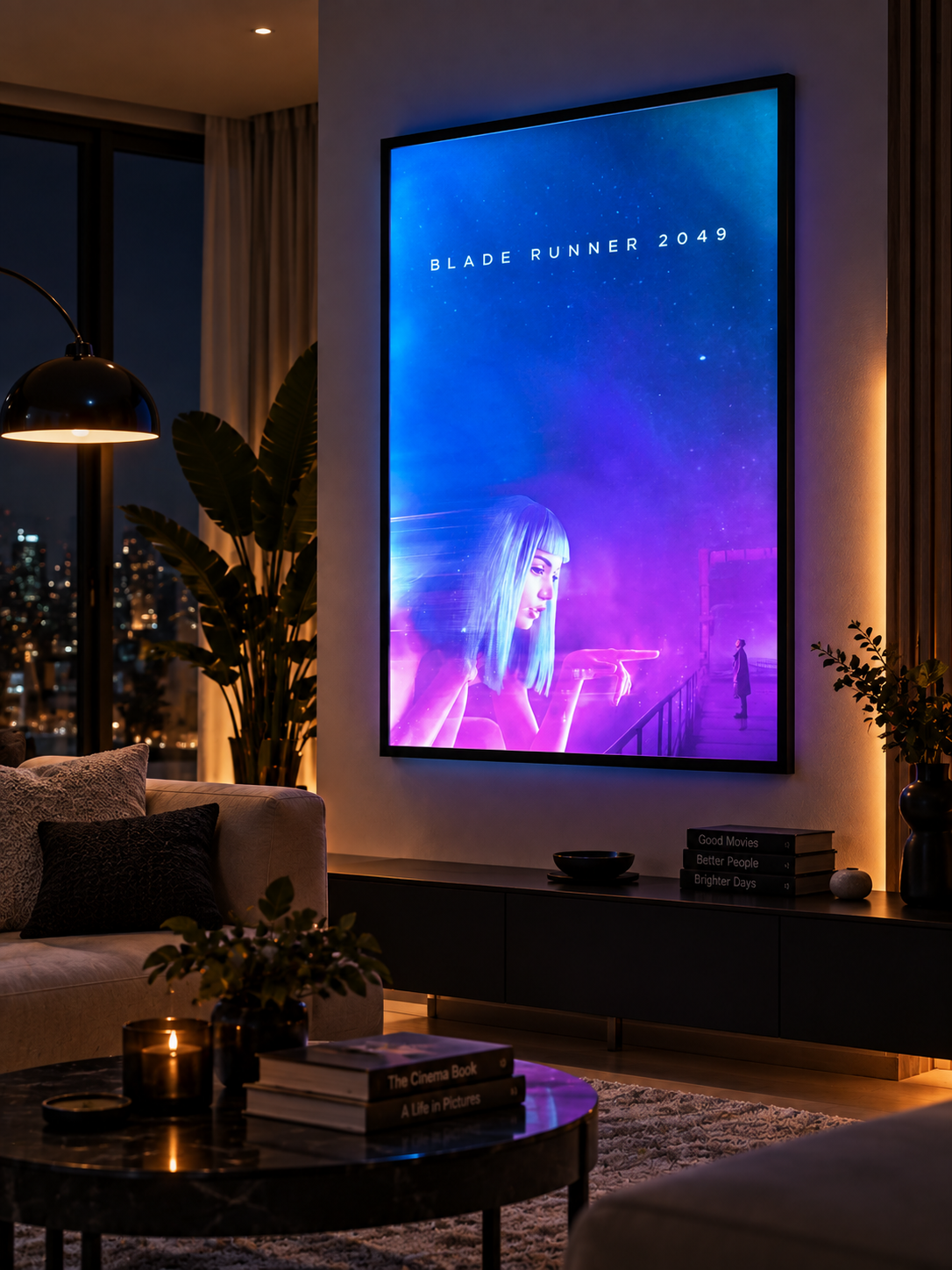 Blade Runner 2049 Sinema Posteri – A2 Ultra İnce LED Lightbox Çerçeve