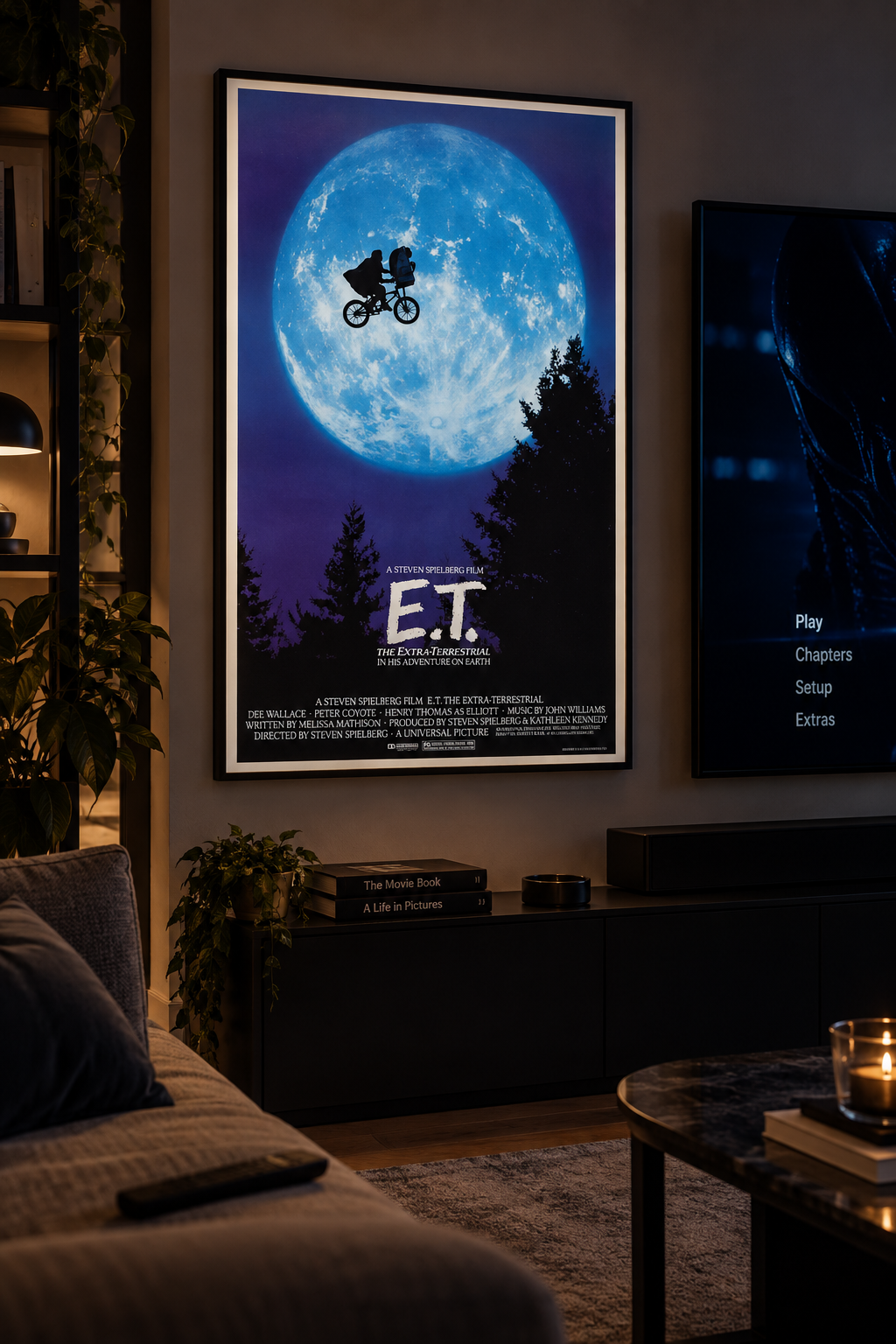 E.T Sinema Posteri – A2 Ultra İnce LED Lightbox Çerçeve
