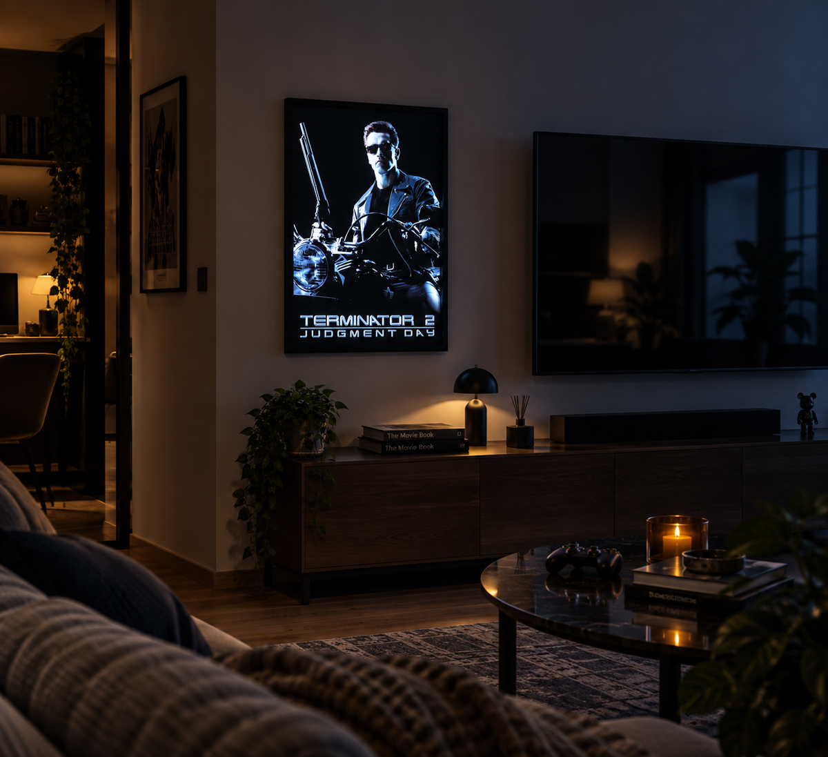 Terminator Sinema Posteri – A2 Ultra İnce LED Lightbox Çerçeve