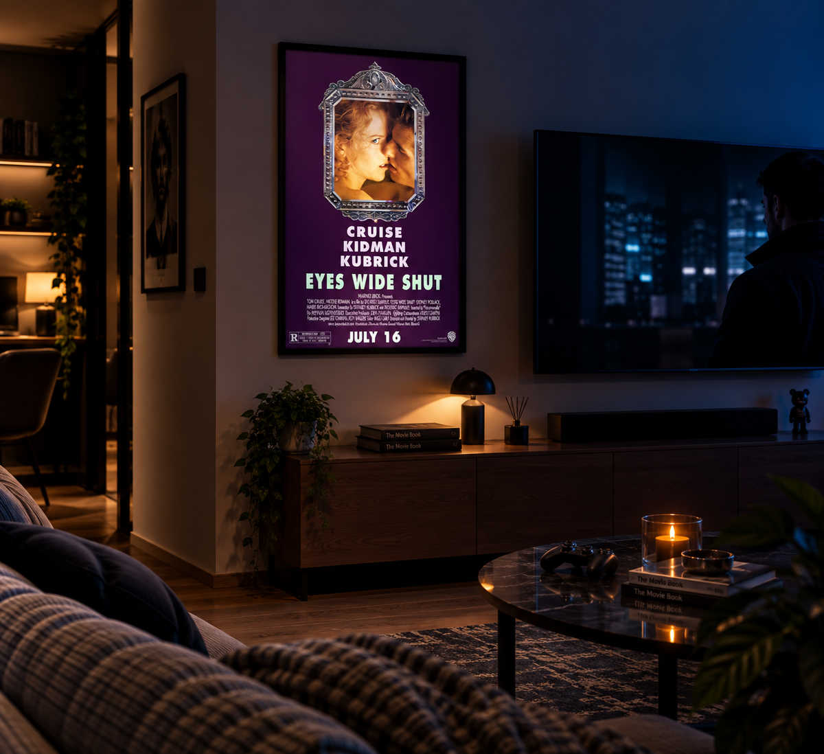 Eyes Wide Shut – A2 Ultra İnce LED Lightbox Çerçeve