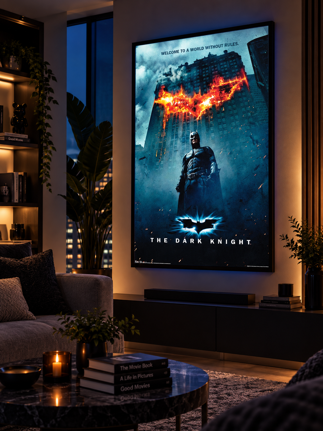 Batman Sinema Posteri – A2 Ultra İnce LED Lightbox Çerçeve