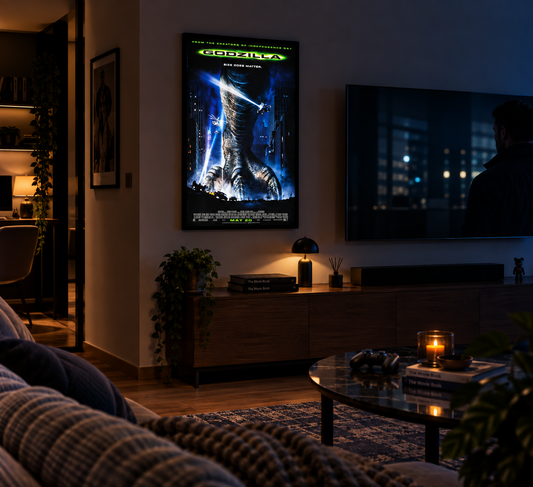Godzilla Sinema Posteri – A2 Ultra İnce LED Lightbox Çerçeve