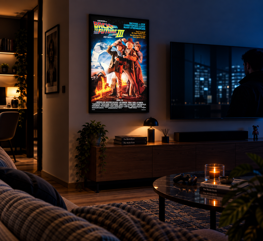 Geleceğe Dönüş Sinema Posteri – A2 Ultra İnce LED Lightbox Çerçeve