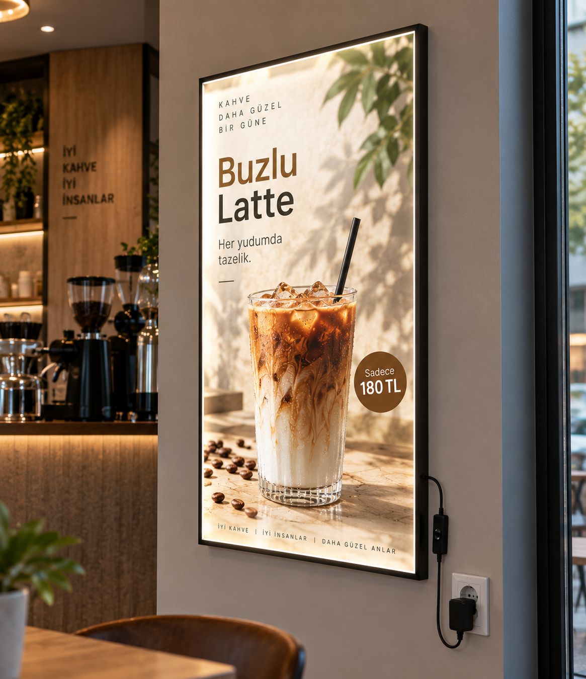 Ledli A2 Değiştirilebilir Reklam - Poster Light Box